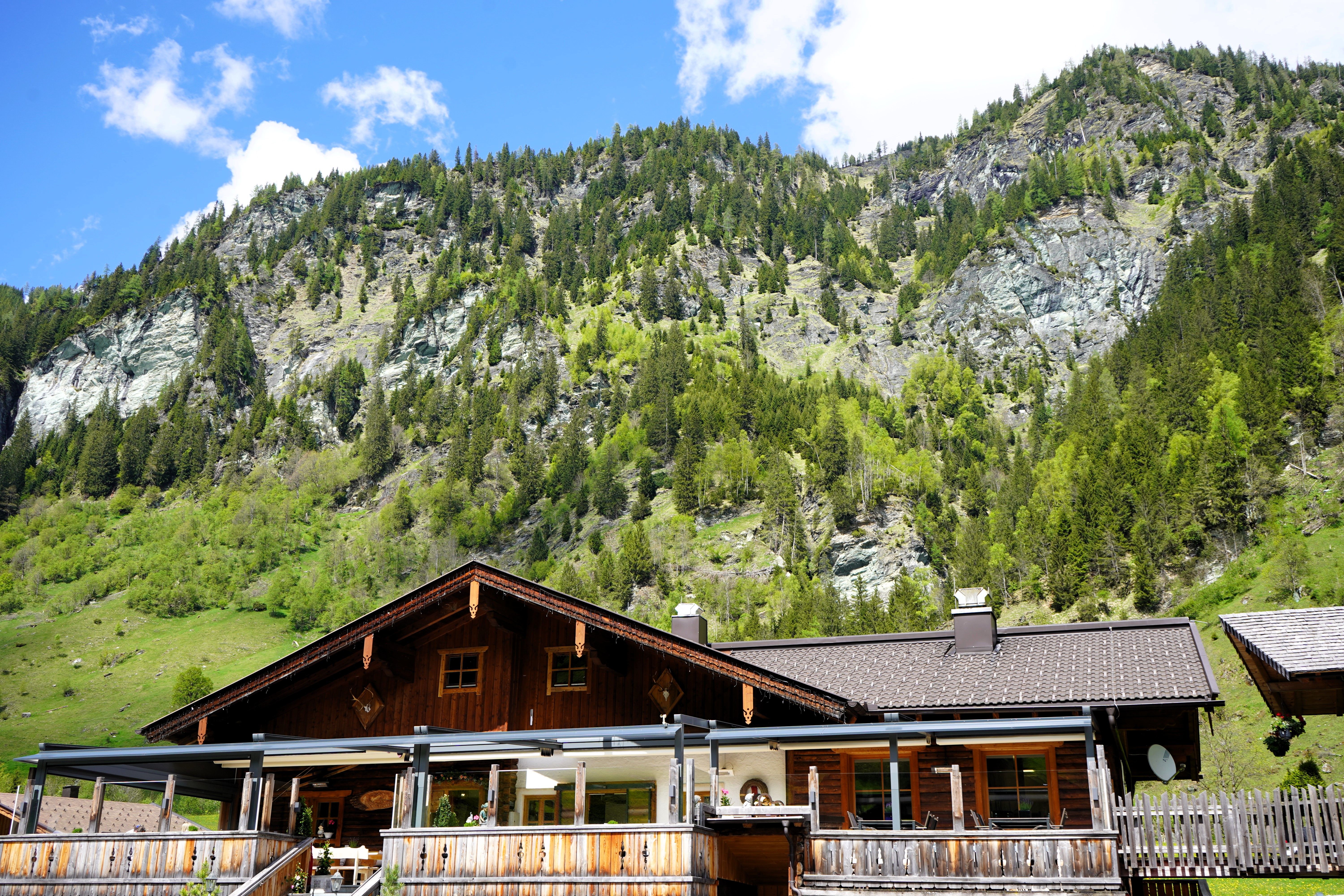 Aschaustüberl Restaurant im Sommer